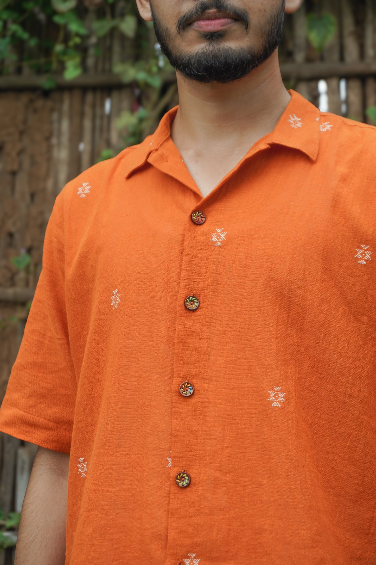 MARIGOLD KALA COTTON SHIRT(OVERSIZED)