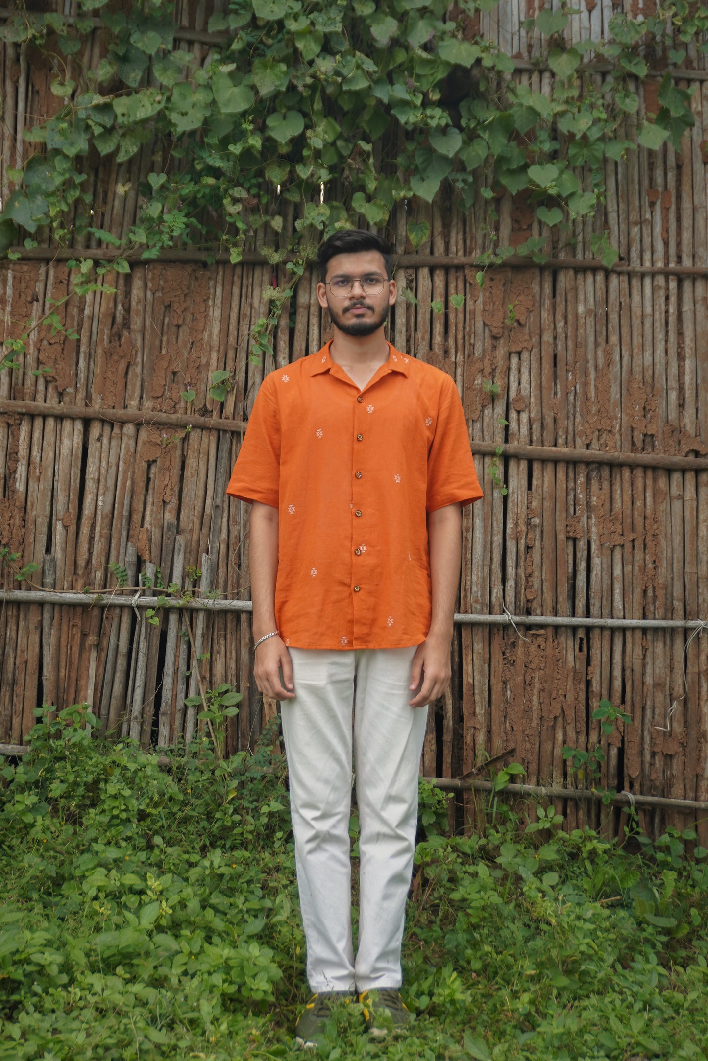 MARIGOLD KALA COTTON SHIRT(OVERSIZED)